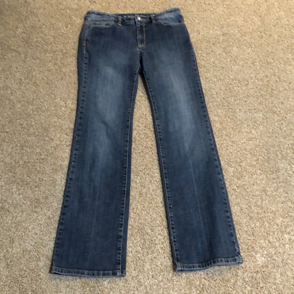 Michael Kors blue jeans stitching
